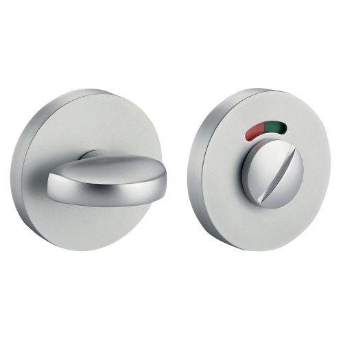 Paire de rosace SERIE 1 - Aluminium - Argent - Condamnation à voyant