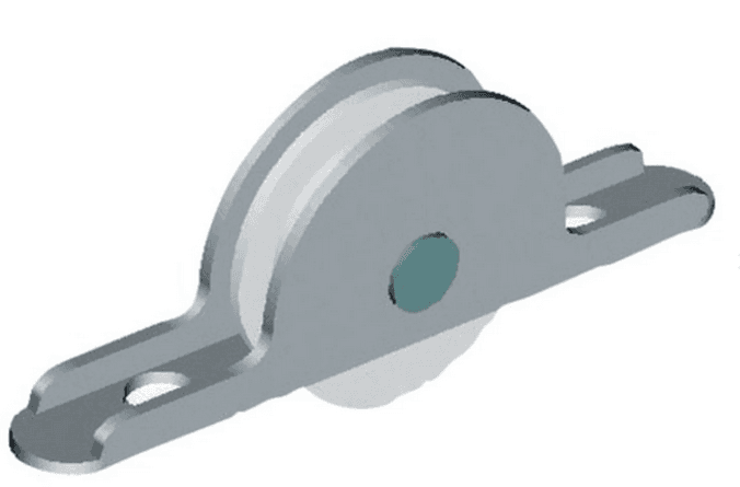 GALET A ROULET.ZG ROUL.NYLON