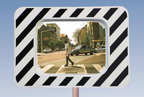 MIROIR REGLEMENTAIRE AGGLOMERATION POLYMIR 600 X 400