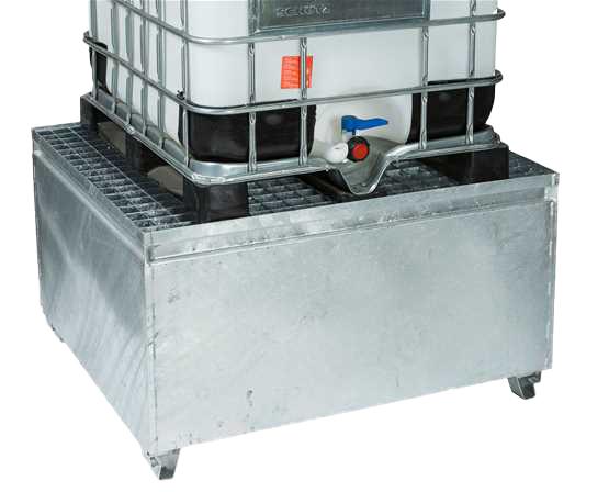 BAC DE RETENTION ACIER CAILLEBOTIS GALVA