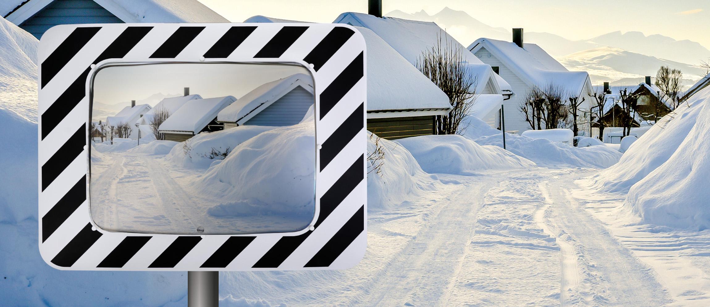 MIROIR REGLEMENTAIRE AGGLOMERATION POLYMIR 600 X 400