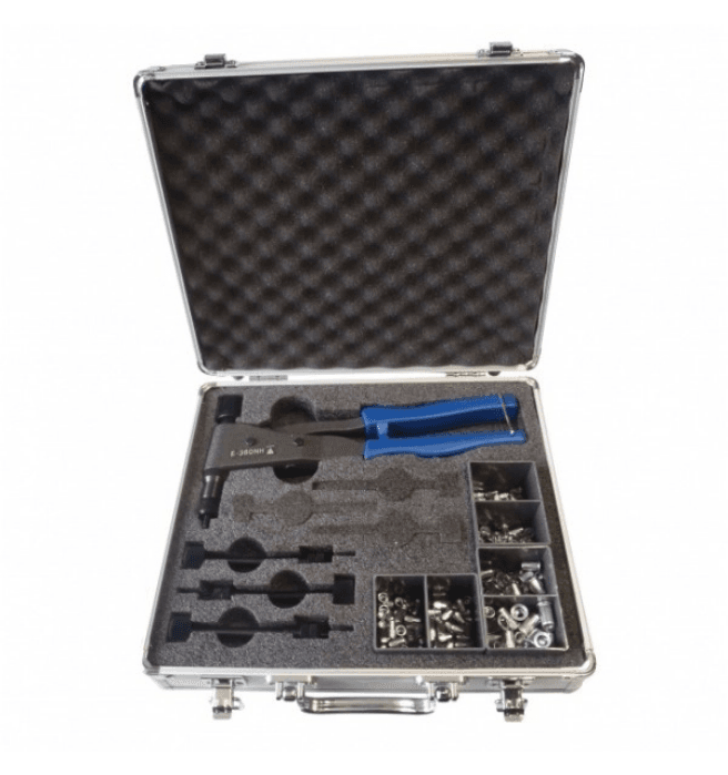 Pinces à main pour écrous à sertir M3 à M6 en coffret - SCELLIT E-360NH-S