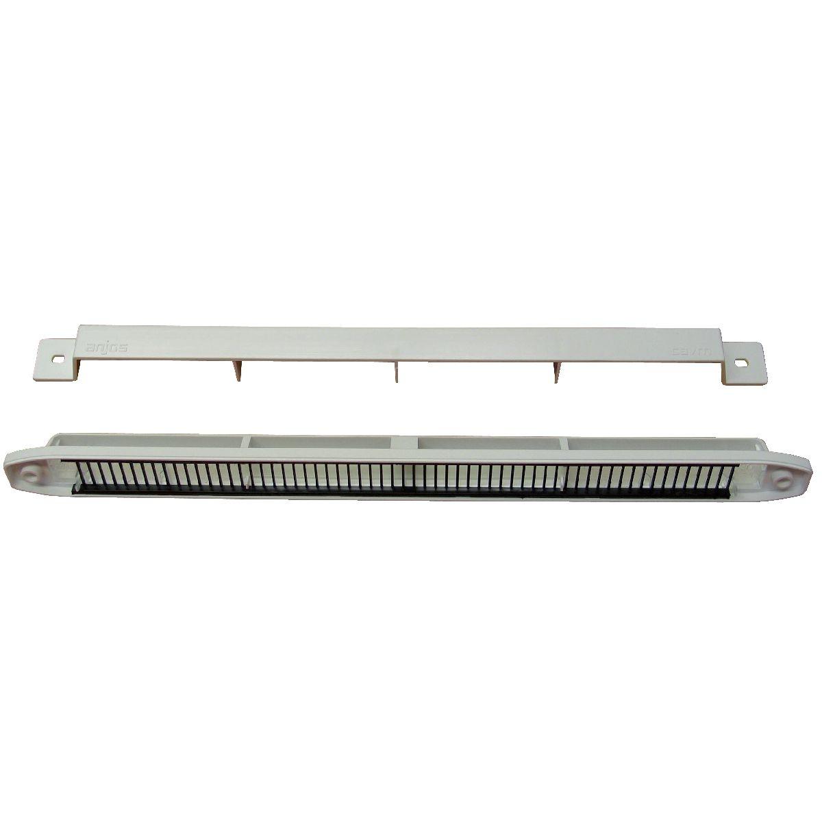 Entrée d'air universelle avec moustiquaire DMO - Blanc