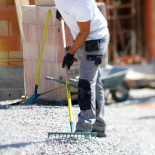 LEBORGNE 376102 Râteau BATIPRO à 14 dents droites 1,5 m