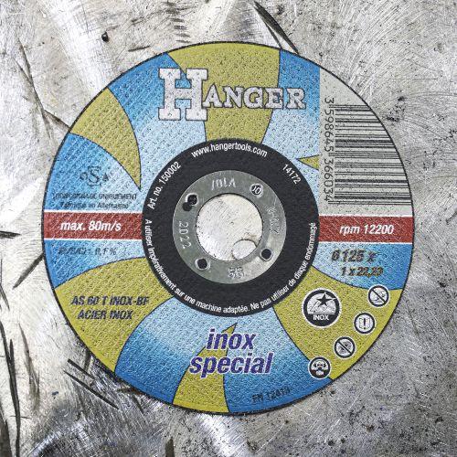 Disque à tronçonner droit pour inox Ø 125 x 1 mm AS60T - HANGER