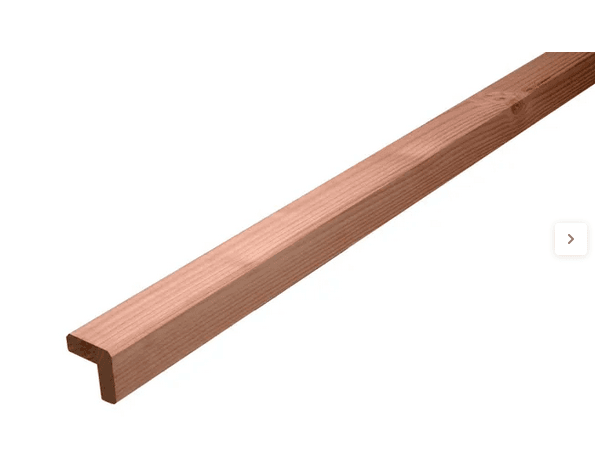 BAGUETTE ANGLE HETRE ROSE
