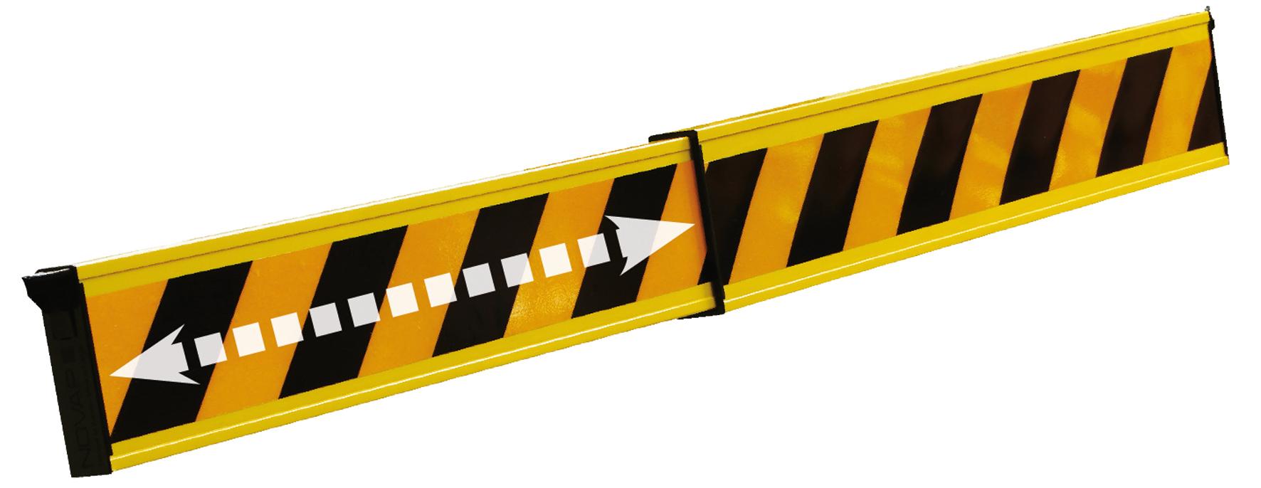 BARRIERE TELESCOPIQUE ROUGE/BLANC 1M A 1M80