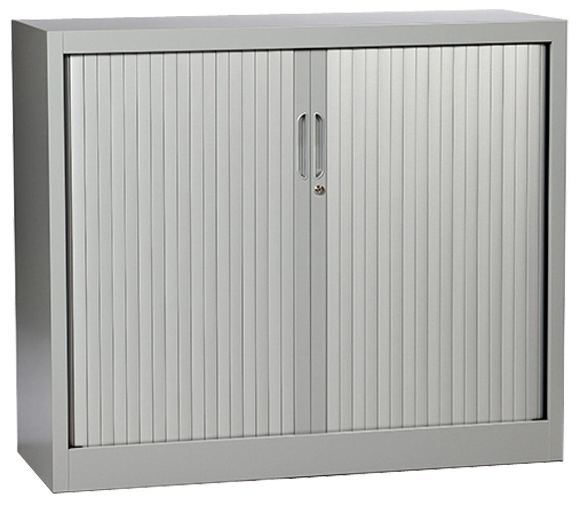 ARMOIRE A RIDEAUX MONOBLOC UNICOLORE 1 TABLETTE 800X440X690