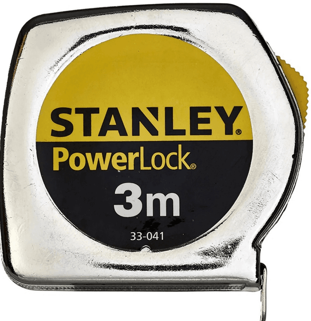 METRE RUBAN POWERLOCK CLASSIC - Boitier METAL avec blocage