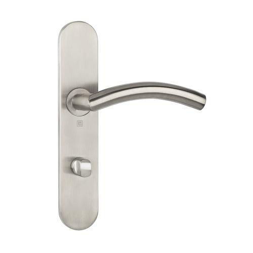 Ensemble double bequille sur plaque JADE série 1494 - Condamnation - inox