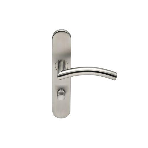 Ensemble double bequille sur plaque JADE série 1494 - Condamnation - inox