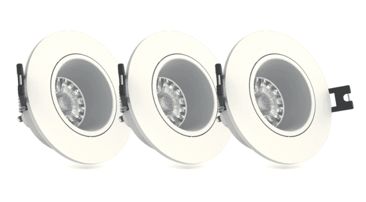 3 SPOTS ORIENTABLE GU10 DORE