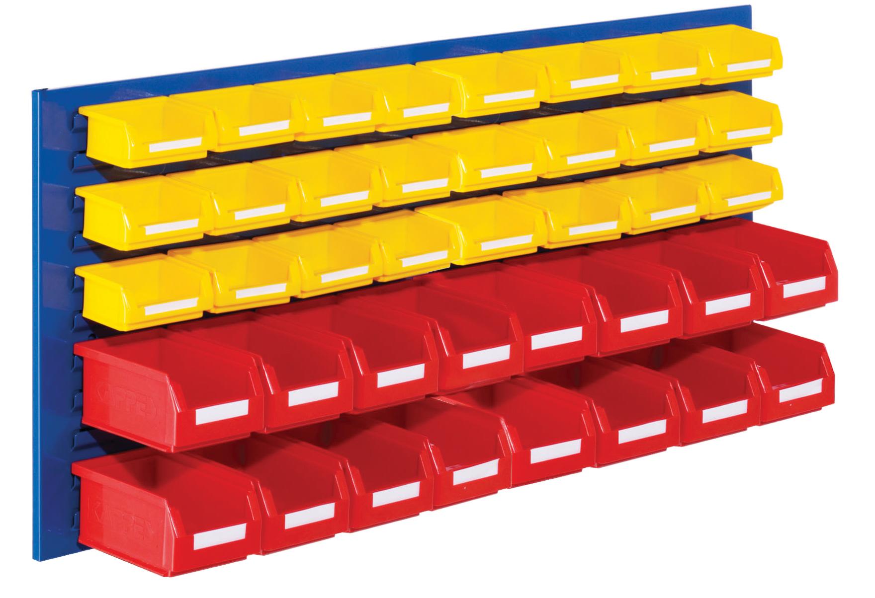 PANNEAU A FENTES AVEC BACS A BECS