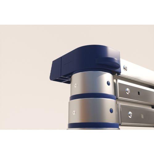 Échelle télescopique aluminium 3,80m X-TENSO 2 Tubesca-Comabi EN131-6