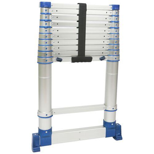 Échelle télescopique aluminium 3,80m X-TENSO 2 Tubesca-Comabi EN131-6