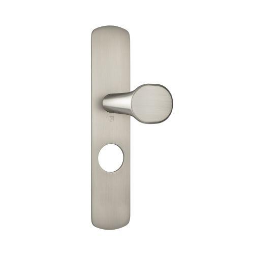 HERACLES NP3580S00351 ensemble sur plaque extérieure tirage satin nickelé pour c