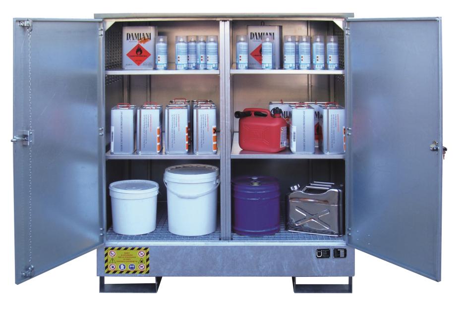 BOX DE STOCKAGE AVEC RETENTION