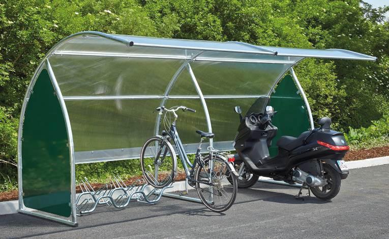 ABRI CYCLES EVOLUTIF DEPART VERT