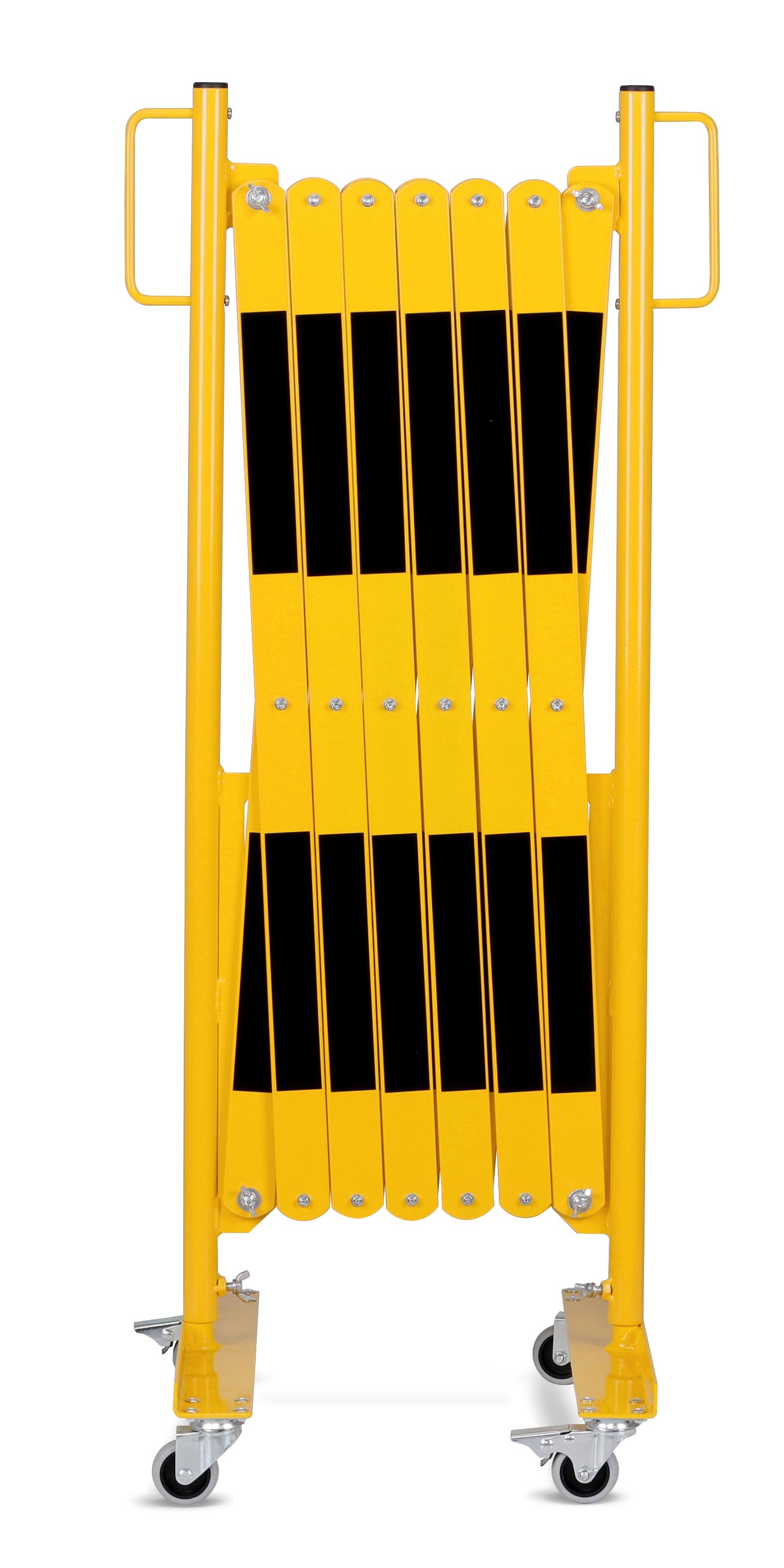 BARRIERE EXTENSIBLE HAUTEUR 1050 JAUNE/NOIR