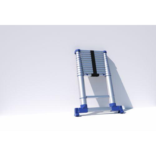 Échelle télescopique aluminium 3,80m X-TENSO 2 Tubesca-Comabi EN131-6
