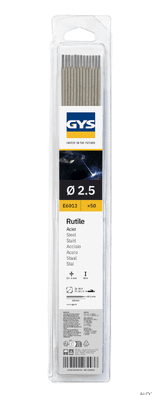 50 ELECTRODES RUTILES ACIER Ø2
