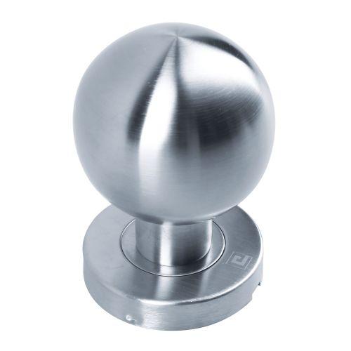 Bouton de porte boule JADE série BP01 Inox brossé - 55 MM
