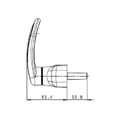 HERACLES F-8572-ARG module extérieur pour antipanique profil européen béquille a