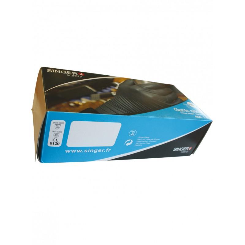 100 GANTS NITRILE NOIR