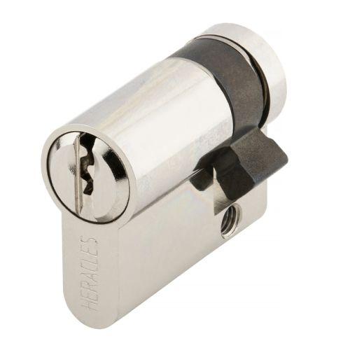 Demi-cylindre sur passe-général PG2 laiton nickelé 10 x 30 mm