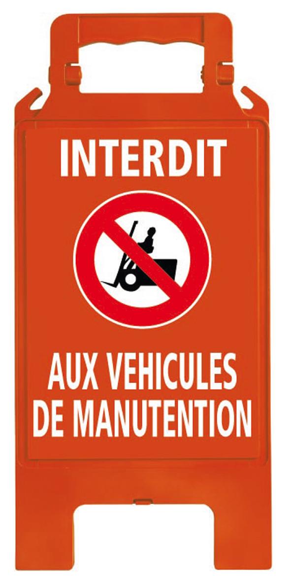 CHEVALET DE SIGNALISATION ROUGE