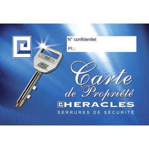 HERACLES NP68561GT2 serrure carénée 6 points à tirage A2P* gauche blanc PERICLES
