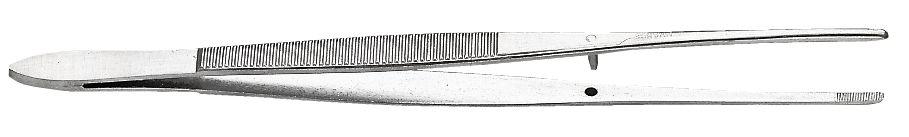 Pince Brucelle modèle droit - Becs forts striés