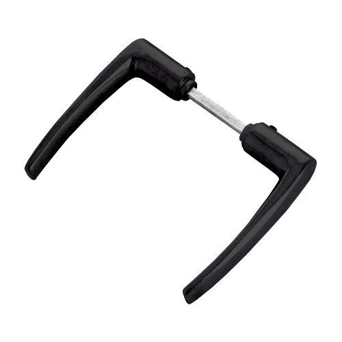 Paire bequille double universelle - Aluminium brut