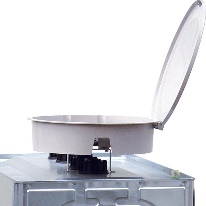 ENTONNOIR EN POLYESTER ARME FIBRE DE VERRE