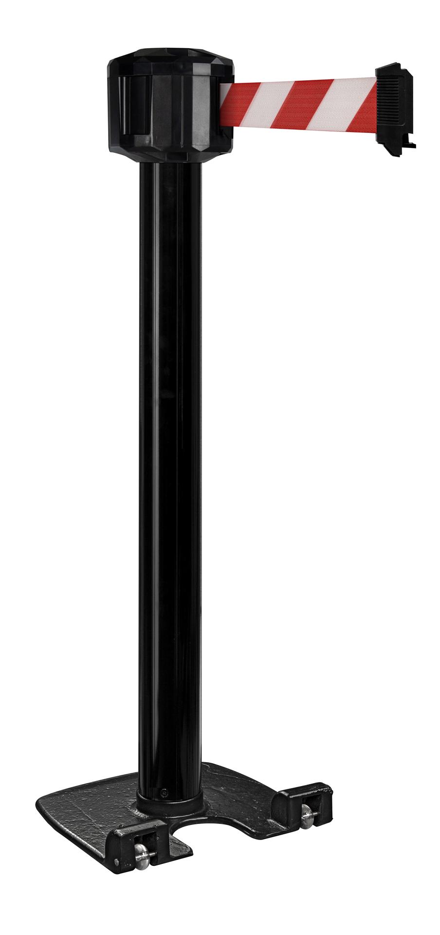 POTEAU NOIR DE GUIDAGE BOITIER ETANCHE SANGLE ROUGE