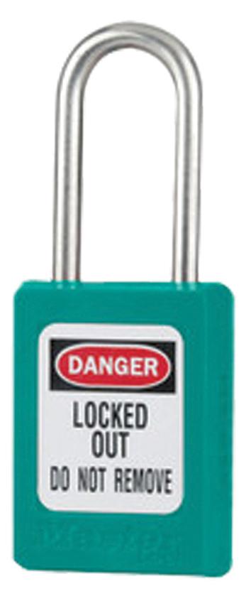 CADENAS DE CONSIGNATION MECANIQUE ANSE INOX ROUGE