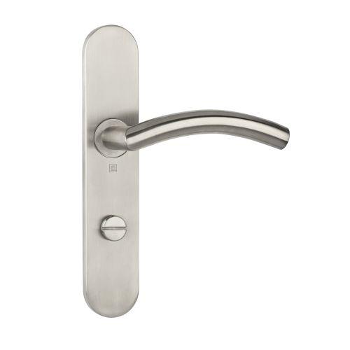 Ensemble double bequille sur plaque JADE série 1494 - Condamnation - inox