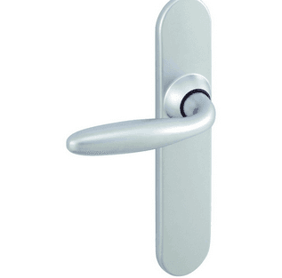 Ensemble double bequille sur plaque OPERA - Zamak - Velours - Clé I