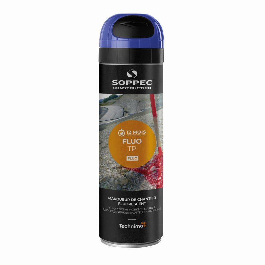 TRACEUR DE CHANTIER FLUO TP ROUGE
