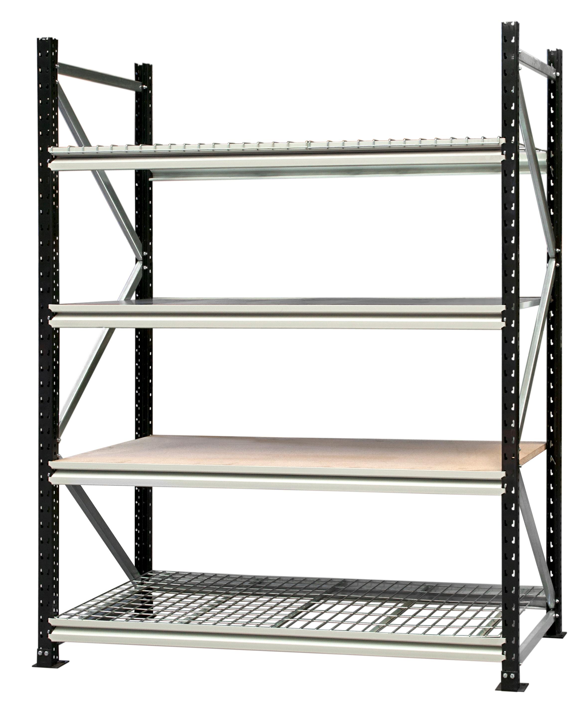 RAYONNAGE MI-LOURD 4 NIVEAUX