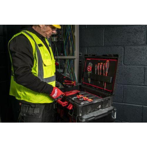 MILWAUKEE 4932499466 caisse à outils pour électricien 62 pièces PACKOUT