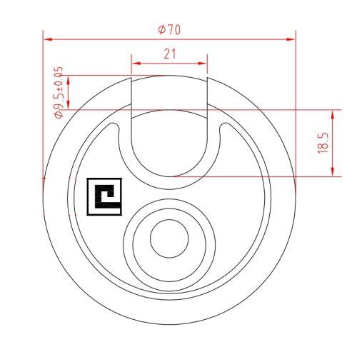 Cadenas disque HERACLES LUNA LU70