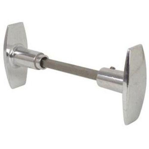 Paire de bouton double universelle - Aluminium brut