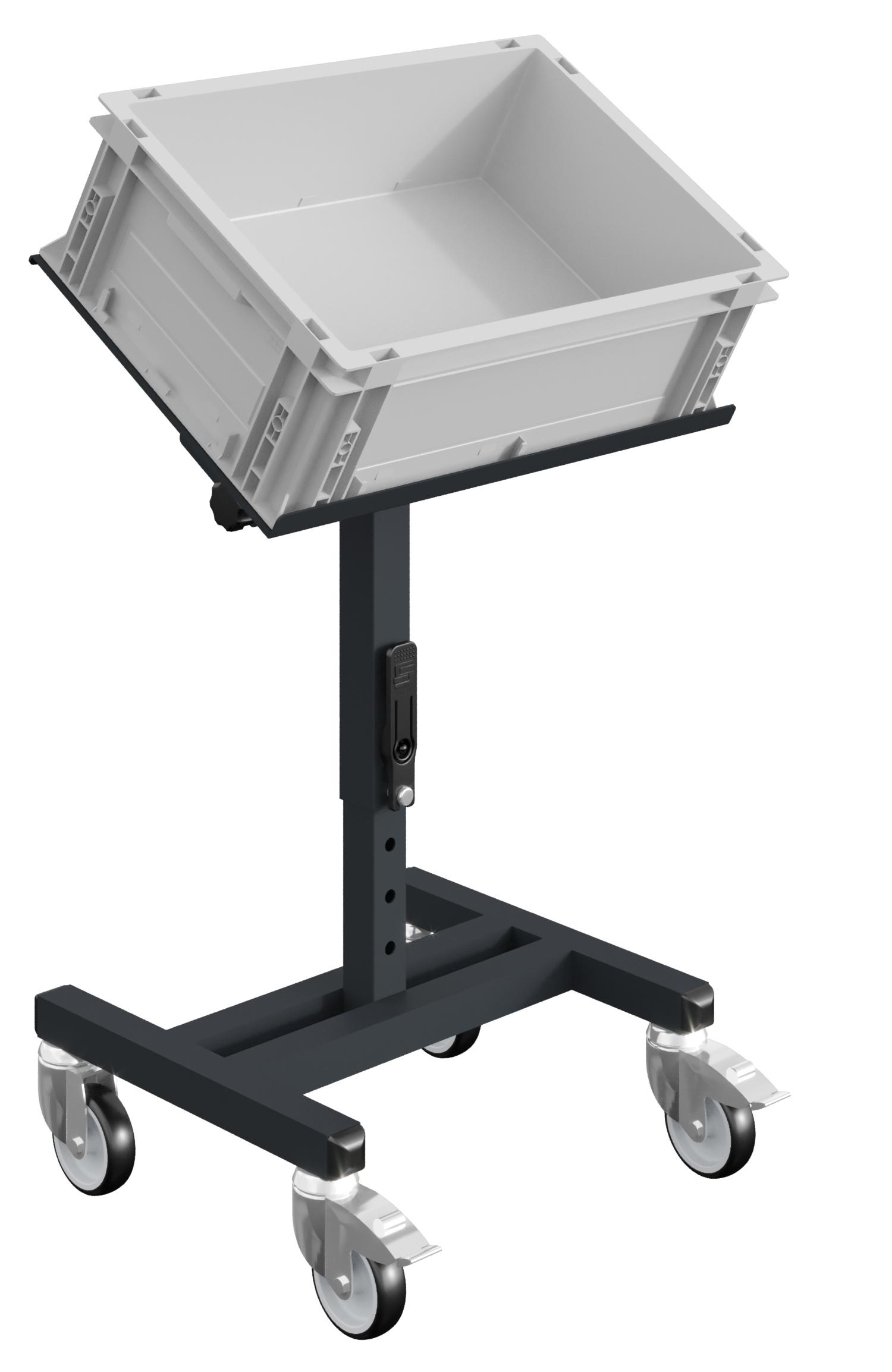 SUPPORT BAC REGLABLE ET INCLINABLE 150 KG