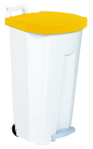 POUBELLE A PEDALE BLANC/BLANC