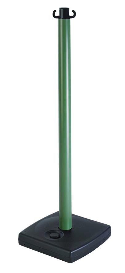 POTEAU SUR SOCLES A LESTER ROUGE/BLANC