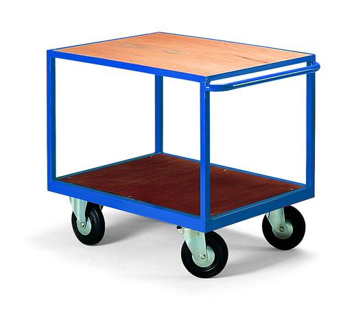 SERVANTE 3 PLATEAUX TOLES + CAOUTCHOUC