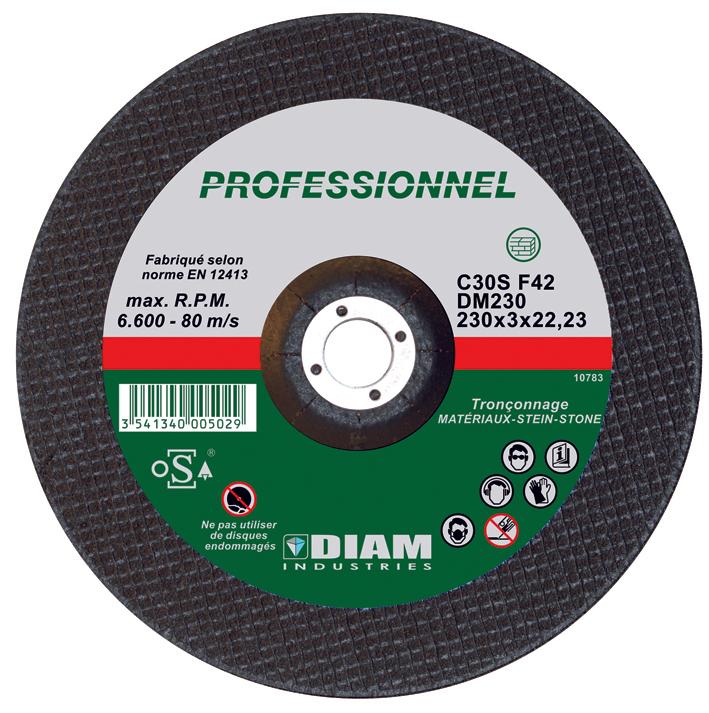 DISQUE ABRASIF UNIVERSEL MATERIAUX