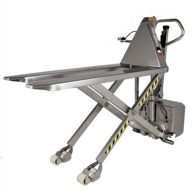 TRANSPALETTE HAUTE LEVEE ELECTRIQUE