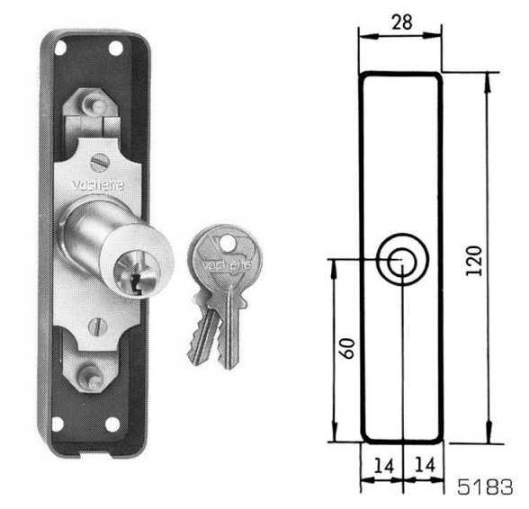 TRINGLE 2 METRES POUR SERRURES